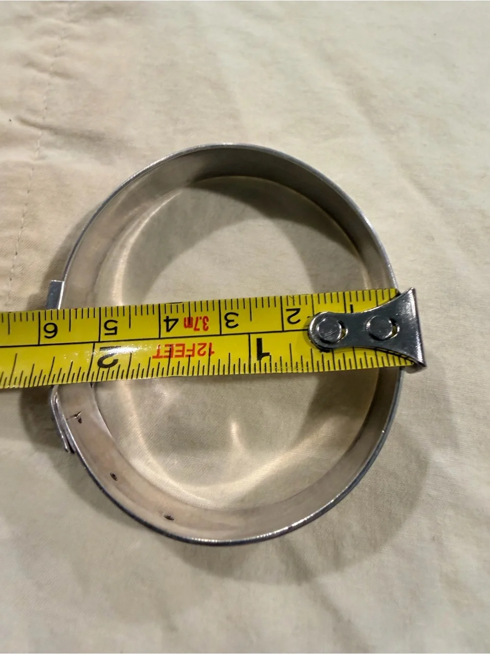 Vintage-Hayward Sterling Silver- Engraved Buckle Bracelet